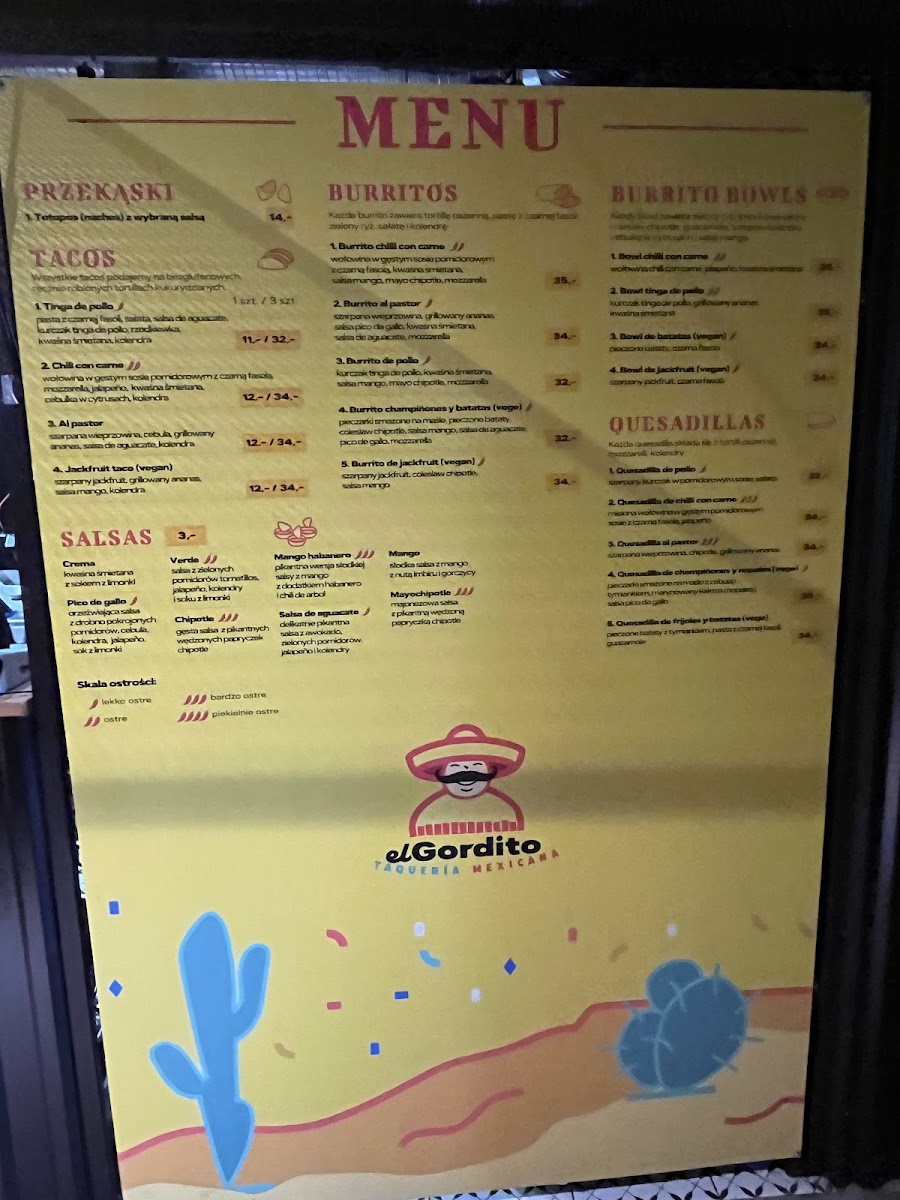 Menu El Gordito - Hala Świebodzki-1