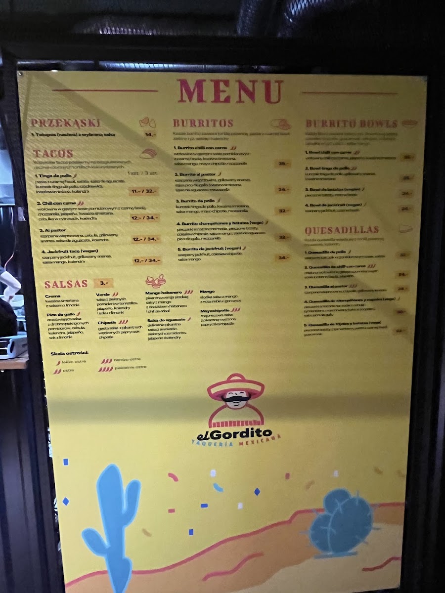 Menu El Gordito - Hala Świebodzki-4